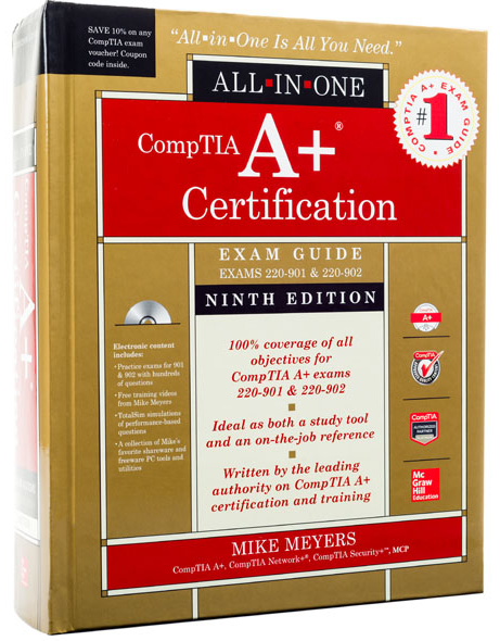 CompTIA A+ certification book study mateial